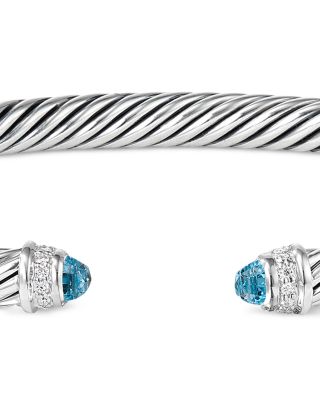 Cable Classics Bracelet with Gemstones and Diamonds, 5mm