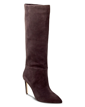 Charles David Rumors Pointed Toe Knee High Boot In Chocolate
