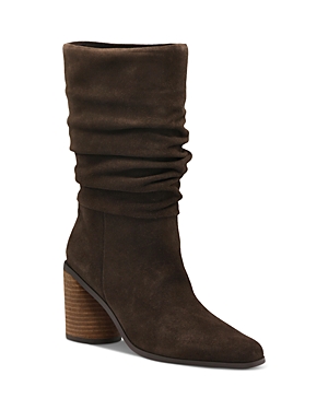 Charles David Women's Fuse Mid Calf Slouch Boots In Dark Oak