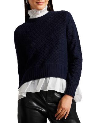 Ted Baker Holina Layered Look Sweater Bloomingdale s