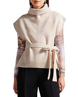 Ted Baker Emallly Branded Jacquard Knit Sweater