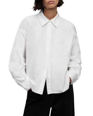 ALLSAINTS - Eliana Cotton Cut Out Shirt