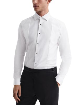 REISS - Marcel Cotton Regular Fit Tuxedo Shirt