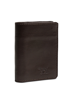 Rodd & Gunn French Farm Valley Leather Trifold Wallet In Chocolate