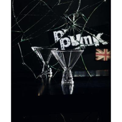Punk Cocktail Coupe Glasses, Set of 2