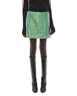 Helmut Lang Sequin Mini Skirt