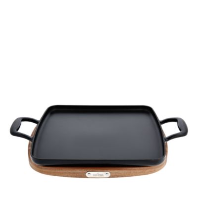 All-Clad - 11" Enameled Cast Iron Griddle & Trivet