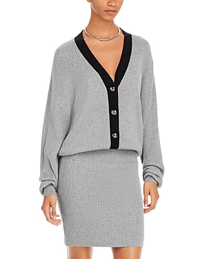 Ramy Brook Andrea Wool Sweater Dress In Grey