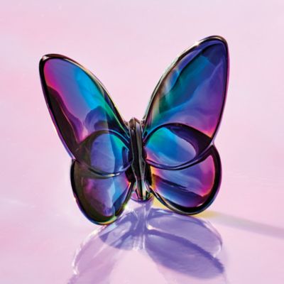 2.5&amp;quot; Lucky Crystal Butterfly in Blue Scarabee