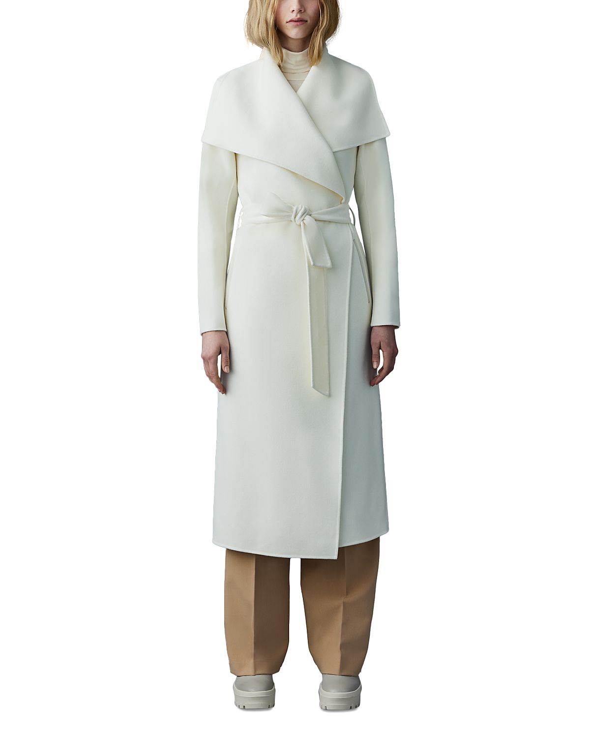 Mackage Mai Lightweight Wrap Wool Coat