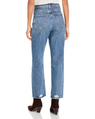 '90s Pinch Waist High Rise Straight Jeans in Hooked