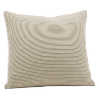Boll & Branch Ribbed Knit Decorative Pillow with Insert, 20