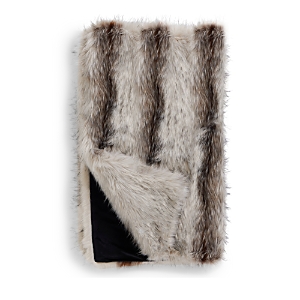 Donna Salyers Fabulous-furs Limited Edition Faux Fur Throw In Clouded Fox