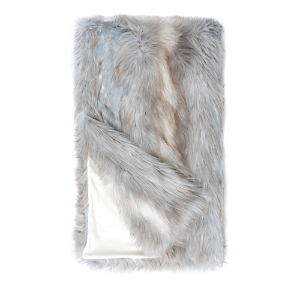 Donna Salyers Fabulous-furs Limited Edition Faux Fur Throw In Gray