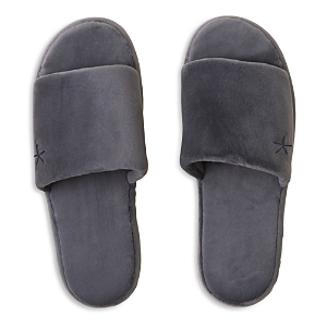 Shop Barefoot Dreams Luxechic Slides In Carbon