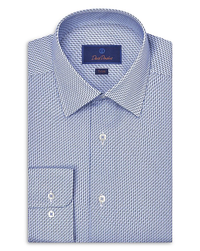 David Donahue Slim Fit Printed Dress Shirt Bloomingdale s