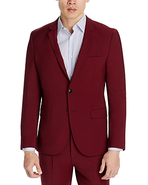 Hugo Arti Extra Slim Fit Suit Jacket In Burgundy