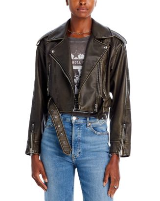 MELTTHELADY メルトザレディ fake leather jacket MELTTHELADY メルトザレディ fake leather jacket Faux Leather