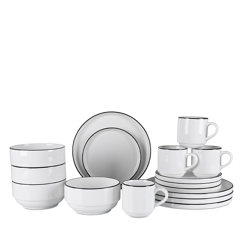Bia Cordon Bleu Stackable 16 Piece Dinnerware Set In Cream