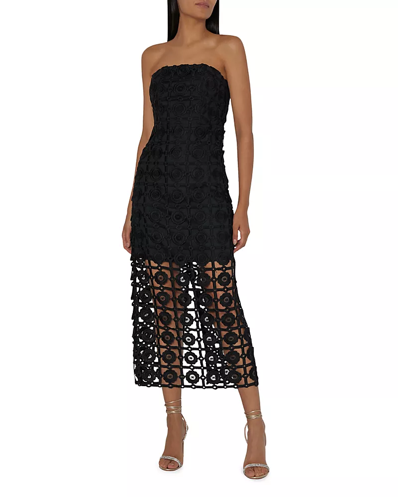 Milly Kait Tile Lace Dress