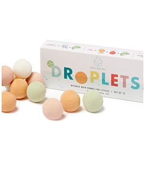 Dabble & Dollop Kids' Droplets Bath Bombs In Assorted P