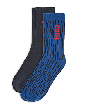 Hugo Cotton Blend Socks, Pack of 2