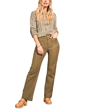 FAHERTY STRETCH TERRY PATCH POCKET PANTS