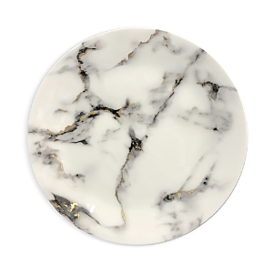 Prouna Marble Venice Fog Charger Plate In Grey