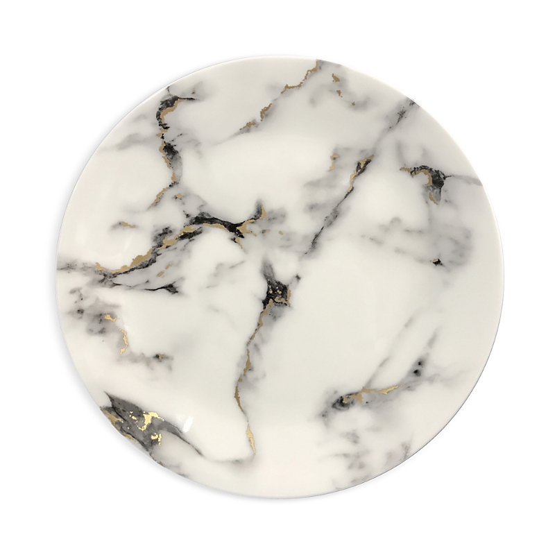 Prouna Marble Venice Fog Charger Plate In Gray