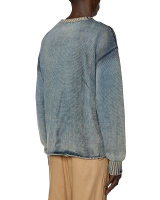 Delos Stonewashed Distressed Sweater