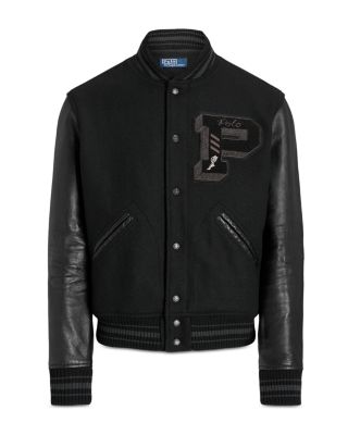 Mixed Media Letterman Jacket