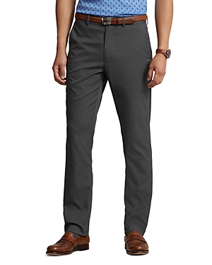 Polo Ralph Lauren Performance Twill Tailored Fit Pants In Charcoal Grey