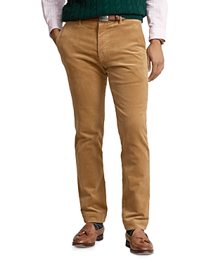 Polo Ralph Lauren Corduroy Stretch Slim Fit Pants In Dispatch Tan