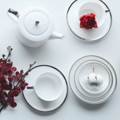 Platinum Edge Assorted Canape Dishes, Set of 3