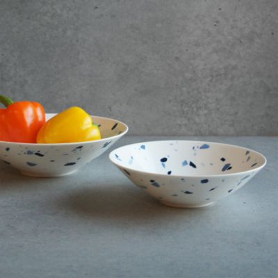 Terrazzo Azzurro Serving/Salad Bowl