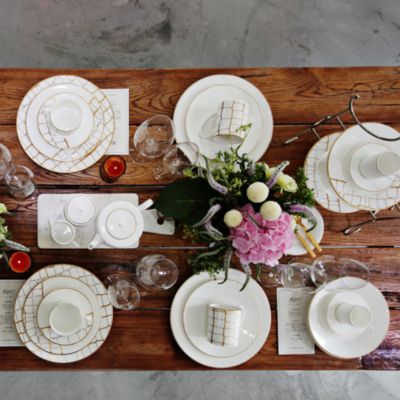Alligator Gold Dinnerware Collection