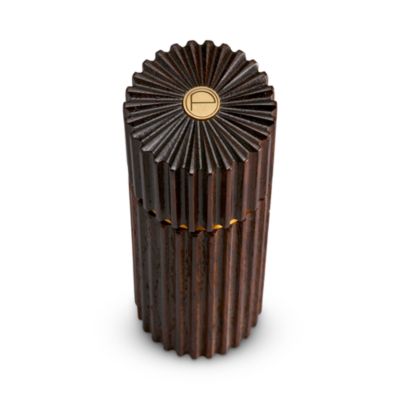 Hand Carved Ribbed Salt and Pepper Mills