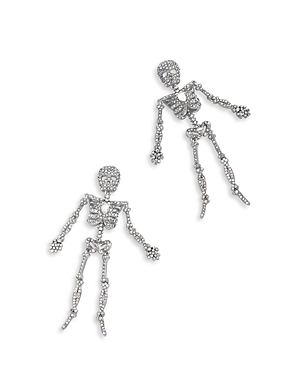 Baublebar Large Bonafide Bones Earrings In Silver