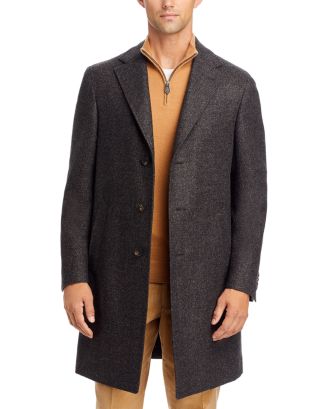 Giacca Uomo Bloomingdale's Chore In Misto Lana Seta Lino – Taglia 42R – Verde Melange