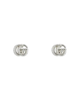 Gucci - Sterling Silver Marmont Stud Earrings