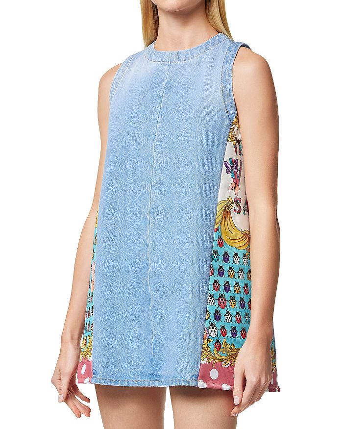 Denim trapeze dress discount