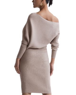 Lara Draped Knitted Bodycon Dress