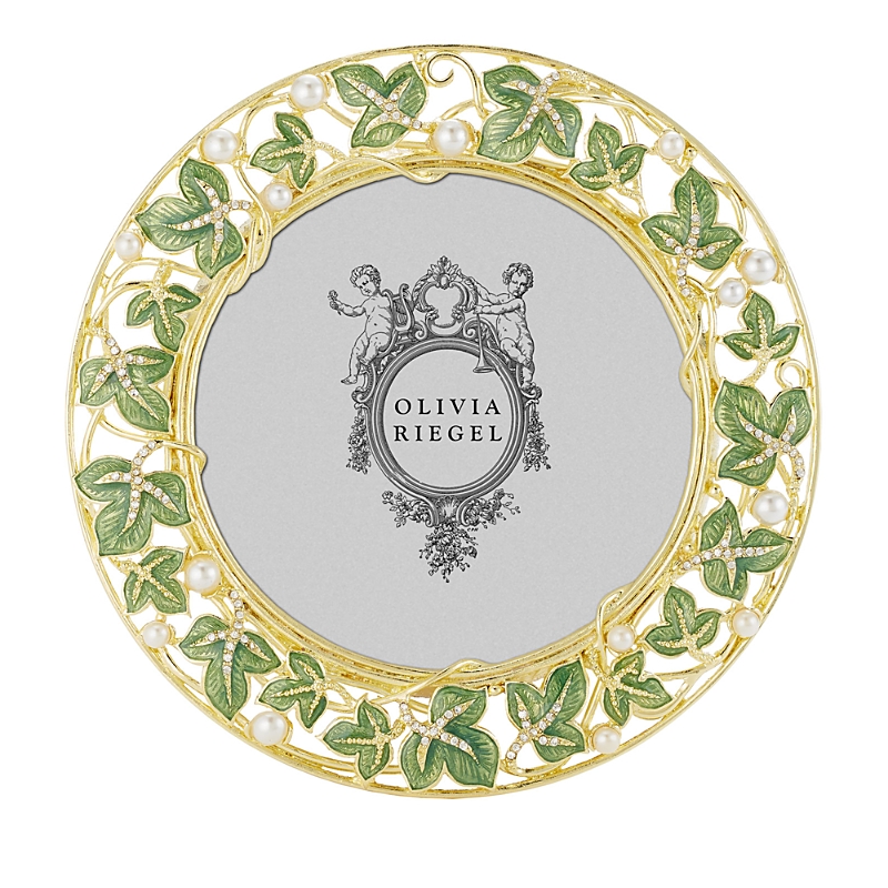 Olivia Riegel Ivy Frame In Gold/green