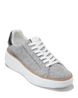 Cole Haan Women's Grandpro Topspin Sneaker - Leather & Suede Low Top Casual Shoe