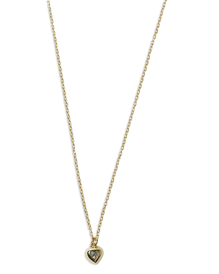 Argento Vivo Cubic Zirconia Heart Pendant Necklace 16 18 Bloomingdale s