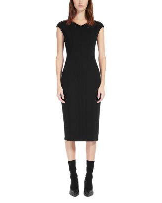 【送料&関税込】Max Mara Studio Ulna Dress Max Mara Studio Ulla Long Sleeve V Neck Dress | Bloomingdale's