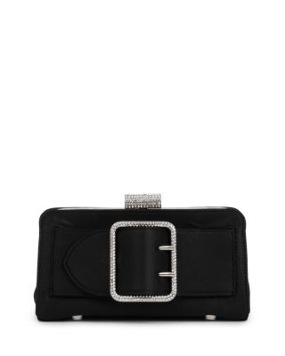 SIMKHAI - Nolan Satin Embellished Buckle Bag