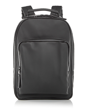 Shop Rains Book Backpack In Black