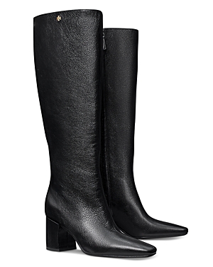 Tory Burch Women's Banana Knee High Pointed Toe Boots In Perfect Black