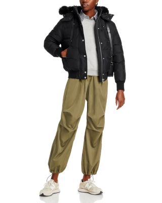 MOOSE KNUCKLES｜JACKETS (CLOUD BOMBER SHEARLING JACKET ( Moose Knuckles Cloud Bomber Shearling Trim Jacket